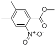 Structure of METHYL 4,5-DIMETHYL-2-NITRO-BENZOATE