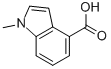 Structure of 1-METHYL-1H-INDOLE-4-CARBOXYLIC ACID