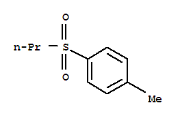 Structure of 1-methyl-4-(propylsulfonyl)benzene