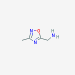 Structure of (3-methyl-1,2,4-oxadiazol-5-yl)methanamine