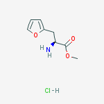 (S)-2-FURANALANINE METHYL ESTER HYDROCHLORIDE结构式
