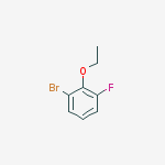 1-Bromo-2-ethoxy-3-fluoro-benzene结构式