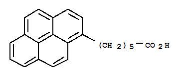 6-(1-芘基)己酸结构式
