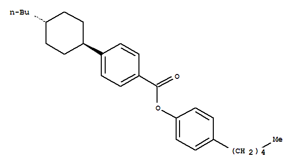 Structure of 4-Pentylphenyl-4-Trans-ButylcyclohexylBenzoate