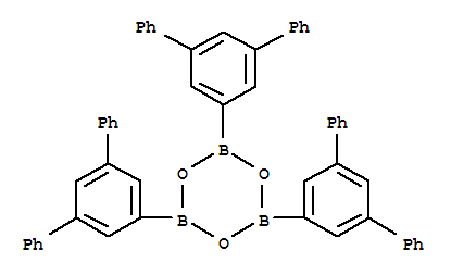 Structure of 2,4,6-TRIS(M-TERPHENYL-5-YL)BOROXIN