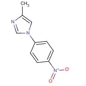Structure of 1H-Imidazole, 4-methyl-1-(4-nitrophenyl)-