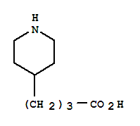 Structure of 4-Piperidinebutanoic acid