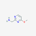 (4-methoxypyrimidin-2-yl)methanamine结构式