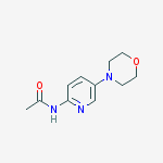Structure of N-(5-morpholinopyridin-2-yl)acetamide