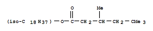 Structure of ISOSTEARYL ISONONANOATE
