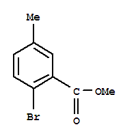 Structure of METHYL 2-BROMO-5-METHYLBENZOATE