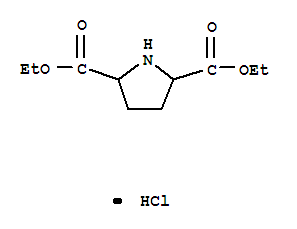 Structure of diethyl pyrrolidine-2,5-dicarboxylate(HCl)