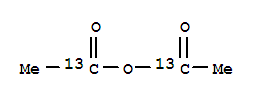 Structure of ACETIC ANHYDRIDE (1,1-13C2)
