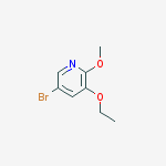 Structure of 5-bromo-3-ethoxy-2-methoxypyridine