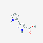 Structure of 5-(1-METHYL-1H-PYRROL-2-YL)-2H-PYRAZOLE-3-CARBOXYLIC ACID