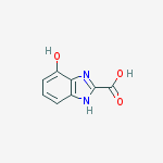 Structure of 1H-Benzimidazole-2-carboxylic  acid,  7-hydroxy-