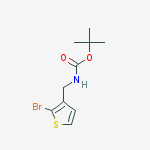 TERT-BUTYL (2-BROMOTHIEN-3-YL)METHYLCARBAMATE结构式