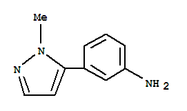 Structure of 3-(1-Methyl-1H-pyrazol-5-yl)aniline