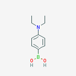 Structure of 4-(Diethylamino)phenylboronic acid