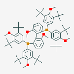 (S)-(6,6′-二甲氧基联苯-2,2′-二基)二[双(3,5-二-叔丁基-4-甲氧苯基)膦]结构式