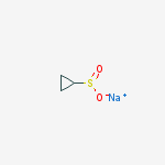 Structure of CYCLOPROPANESULFINIC ACID, SODIUM SALT