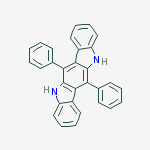Structure of 6,12-diphenyl-5,11-dihydroindolo[3,2-b]carbazole