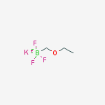 potassium (ethoxymethyl)trifluoroborate结构式