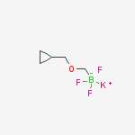 Structure of Potassium cyclopropylmethoxy)methyltrifluoroborate