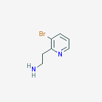 Structure of 3-BROMO-2-PYRIDINEETHANAMINE
