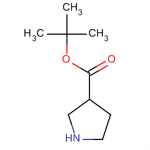 Structure of PYRROLIDINE-3-CARBOXYLIC ACID TERT-BUTYL ESTER