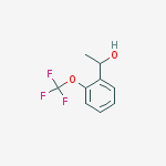 Structure of 1-[2-(TRIFLUOROMETHOXY)PHENYL]ETHAN-1-OL
