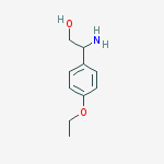 2-amino-2-(4-ethoxyphenyl)ethanol结构式