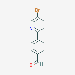 4-(5-bromopyridin-2-yl)benzaldehyde结构式