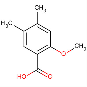 Structure of Benzoic acid, 2-methoxy-4,5-dimethyl-