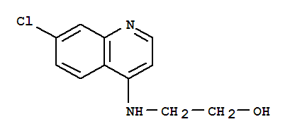 Structure of 2-(7-CHLOROQUINOLIN-4-YLAMINO)ETHANOL