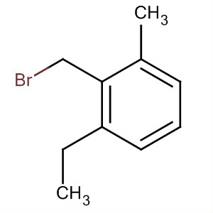 Benzene, 2-(bromomethyl)-1-ethyl-3-methyl-结构式
