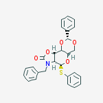 Structure of PHENYL N-BENZYL-2-AMINO-4,6-O-BENZYLIDENE-2-N,3-O-CARBONYL-2-DEOXY-1-THIO-BETA-D-GLUCOPYRANOSIDE