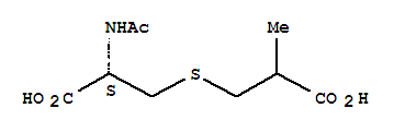 Structure of N-Acetyl-3-(2-carboxypropyl)thio]alanine