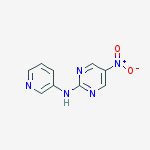 Structure of (5-nitro-pyrimidin-2-yl)-pyridin-3-yl-amine