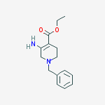 Structure of 5-Amino-1-benzyl-1,2,3,6-tetrahydro-pyridine-4-carboxylicacidethylester