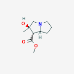 Structure of METHYL (1S,2R,8S)-2-HYDROXY-2-METHYL-1,3,5,6,7,8-HEXAHYDROPYRROLIZINE-1-CARBOXYLATE