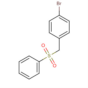 Structure of Benzene, 1-bromo-4-[(phenylsulfonyl)methyl]-