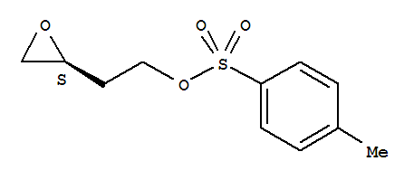 (S)-4-甲基苯磺酰基氧基-1,2-环氧丁烷结构式