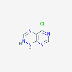 Structure of 5-chloro-1,2-dihydropyrimido[5,4-e][1,2,4]triazine
