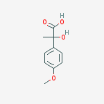 Structure of 2-Hydroxy-2-(4-methoxyphenyl)propionic acid