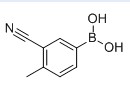 Structure of (3-CYANO-4-METHYLPHENYL)BORONIC ACID