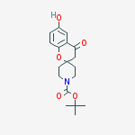 Structure of TERT-BUTYL 6-HYDROXY-4-OXOSPIRO[CHROMAN-2,4-PIPERIDINE]-1-CARBOXYLATE