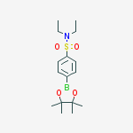 N,N-DIETHYL-4-(TETRAMETHYL-1,3,2-DIOXABOROLAN-2-YL)BENZENE-1-SULFONAMIDE结构式
