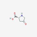 Structure of D-Proline, 4-oxo-