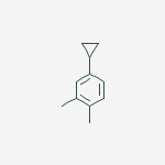 Structure of 4-cyclopropyl-1,2-dimethylBenzene